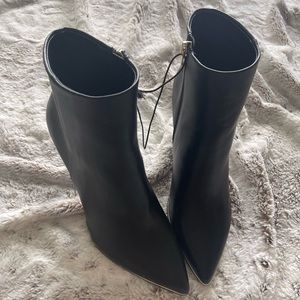 NEW - Black Heel Ankle Bootie